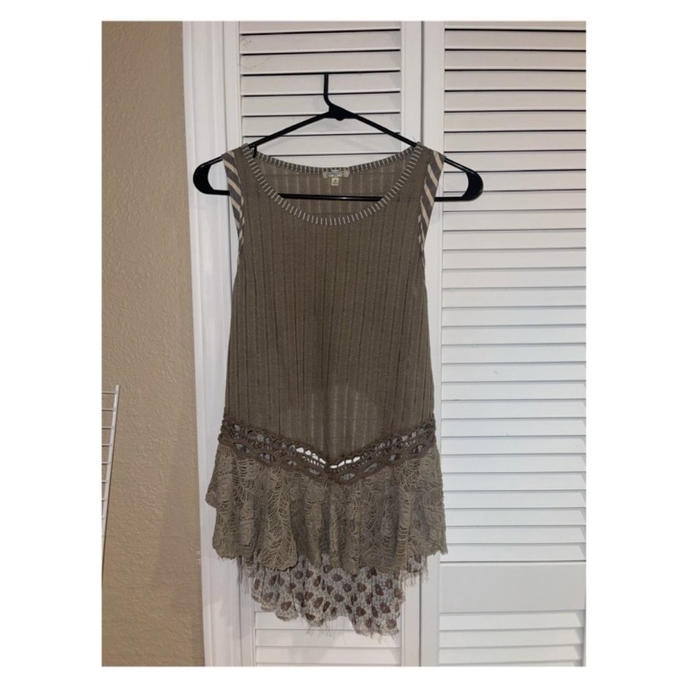 Open Back Gimmicks Tank Top - image 1